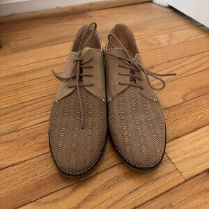 Aldo Tan Textured Oxfords